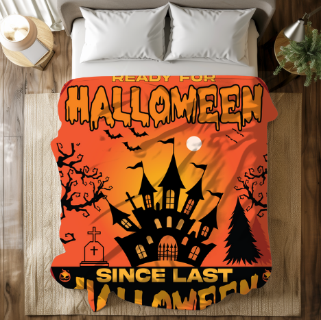 Halloween | Velveteen Plush Blanket